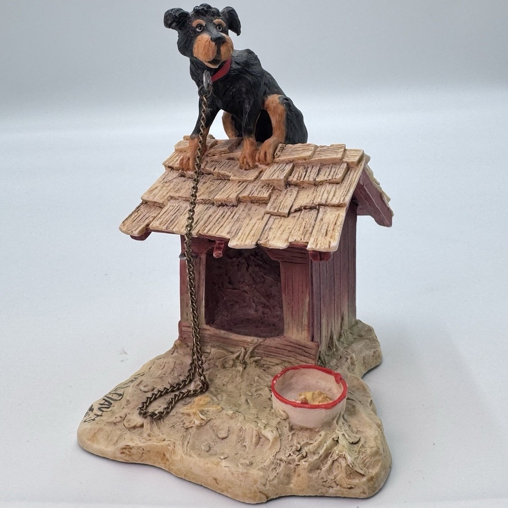 Lowell Davis LONG DAYS COLD NIGHTS VTG Schmid BFA Lucky‎ Dog Chain To House Roof